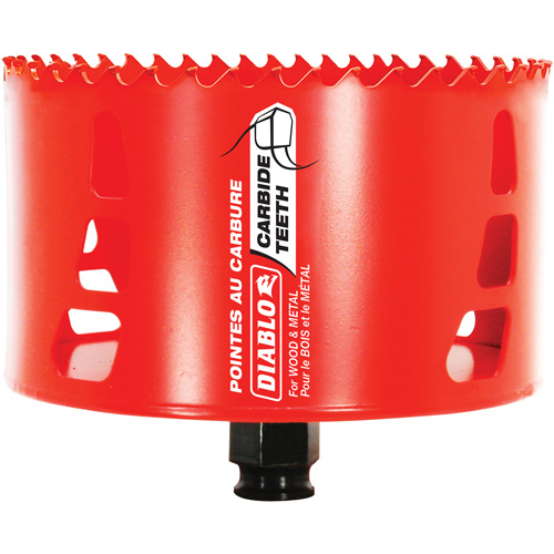Scie cloche pour bois et m&eacute;tal, 4-1/2", Profondeur de la coupe 2-3/8", Carbure Cintas