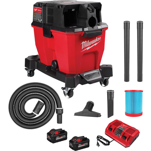 M18 Fuel Cordless Dual-Battery Wet/Dry Vacuum, 18 V, 9 gal. Capacity Cintas