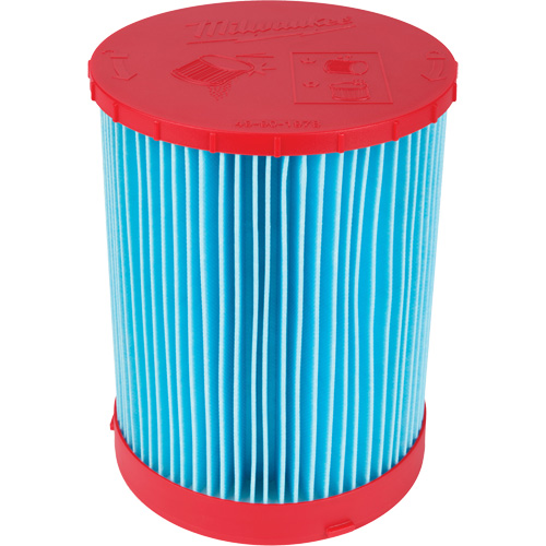 Filtre grand format &agrave; haute efficacit&eacute; pour aspirateur sec/humide, Cartouche, Pour 12 gal. US/9 gal. US/6 gal. US Cintas