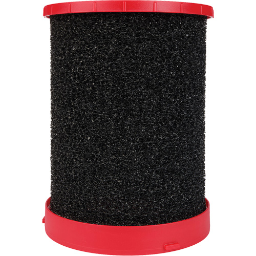 Large Wet/Dry Vacuum Wet Filter, Foam, Fits 12 US gal./9 US gal./6 US Gal. Cintas