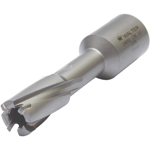 Core Cut Annular Cutter with Weldon Shank, 12 mm Diameter, Carbide, 30 mm Depth of Cut, 3/4" Shank Cintas
