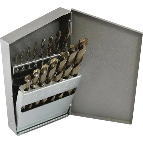 Triumph&reg; Jobber Length Drill Bit Set, 13 Pieces, High Speed Steel Cintas