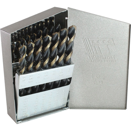 Triumph&reg; MRO Plus&reg; Jobber Length Drill Bit Set, 29 Pieces, High Speed Steel Cintas