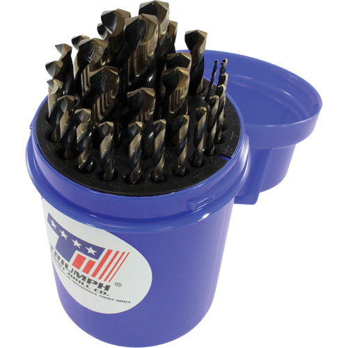 Triumph&reg; Drill Bit Set, 115 Pieces, High Speed Steel Cintas
