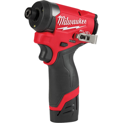 M12 Fuel Hex Impact Driver Kit, 1/4", 1500 in-lbs Max. Torque, 12 V, Lithium-Ion Cintas