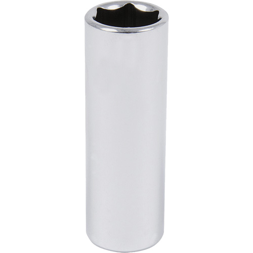 Chrome Socket, 9/16", 3/8" Drive, 6 Points, Deep Cintas