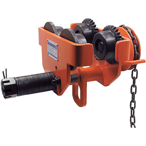 SGT Series Heavy-Duty Geared Trolley, 10000 lbs. (5 tons) Capacity, 4-1/2" - 8-1/32" Cintas