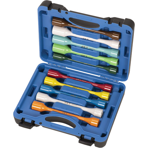 JTLS-1210S Jeux de douilles limiteurs de couple, Prise 1/2", Couple de 65 lb-pi/80 lb-pi/100 lb-pi/120 lb-pi/140 lb-pi/45 lb-pi/135 lb-pi, Multiple Cintas