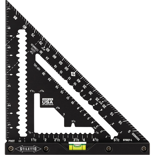 Stiletto Carpenter Square with Level Cintas