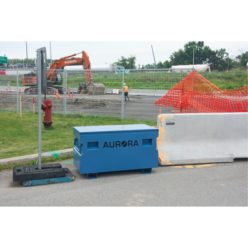 Jobsite Tool Box, 60" x 24" x 27-1/2", Steel, Blue Cintas
