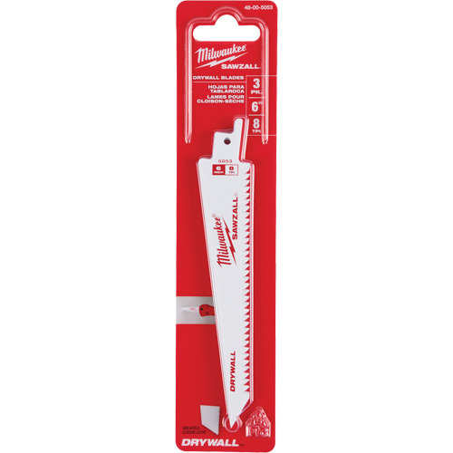 8 TPI Drywall Sawzall Blades Cintas