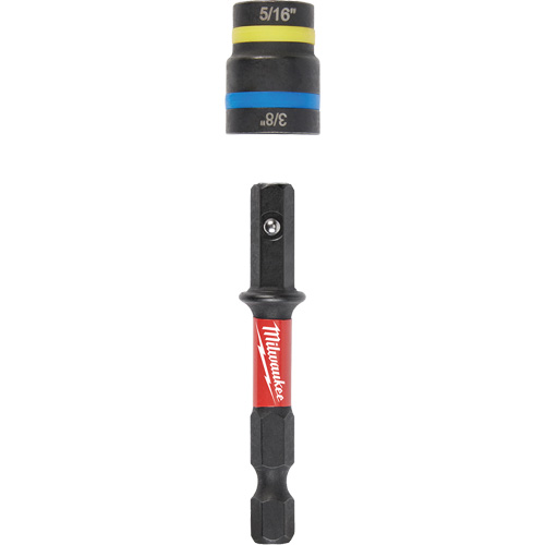 Shockwave Impact Duty Quik-Clear 2-in-1 Nut Drivers, 5/16"/3/8" Drive, 2-1/2" L, Magnetic Cintas