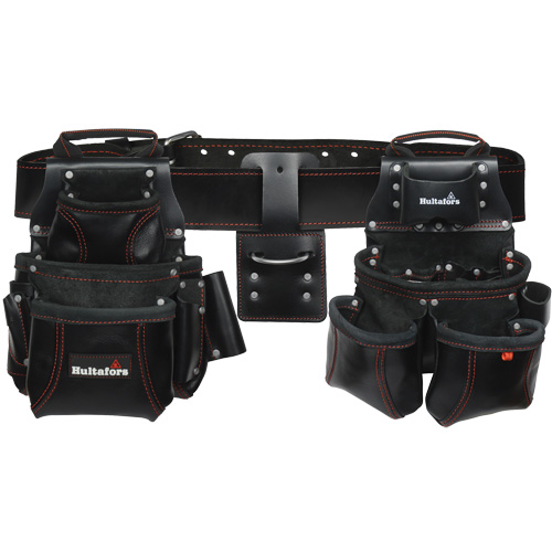 4-Piece Pro-Framer's Combo System, Leather, Black Cintas