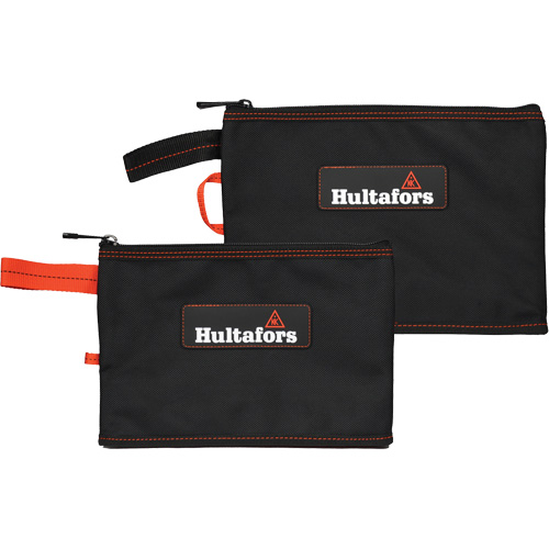 Sac &agrave; fermeture &eacute;clair polyvalent, Polyester balistique, Noir/Rouge Cintas