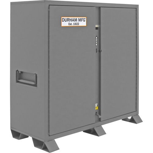 Jobsite Storage Cabinet, Steel, 47.5 Cubic Feet, Grey Cintas