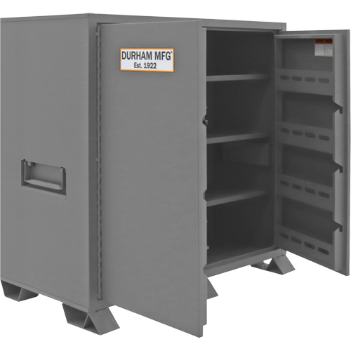 Armoire de rangement pour le chantier, Acier, 59 pi³, Gris Cintas
