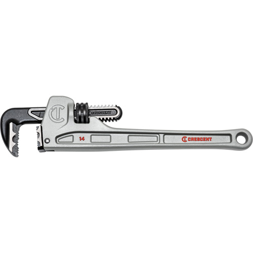 Cl&eacute; &agrave; tuyau &agrave; m&acirc;choires K9, Cap des m&acirc;choires 2-3/8", Longueur 14", Fini Rev&ecirc;tement en poudre, Prise Non-ergonomique Cintas