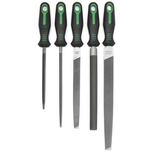 Jeu anniversaire de limes avec manches ergonomiques, 5 pi&egrave;ces Cintas