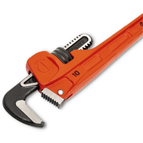 Cl&eacute; pour tuyau SLIM JAW, Cap des m&acirc;choires 1-9/10", Longueur 10", Fini Rev&ecirc;tement en poudre, Prise Non-ergonomique Cintas
