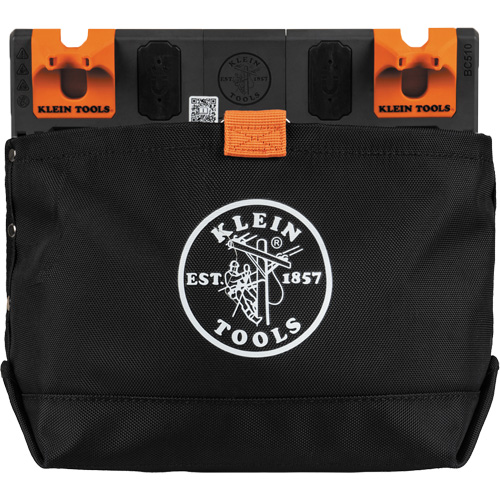 Module de poche pour quincaillerie avec crochet en S Bucket Work Centre, Nylon, 1 pochettes, Noir/Orange Cintas