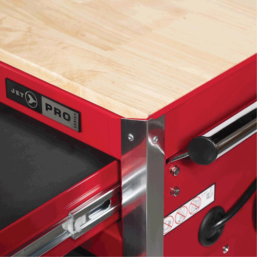 PRC4211 Pro Series Roller Cabinet, 11 Drawers, 42" W x 18" D x Red Cintas