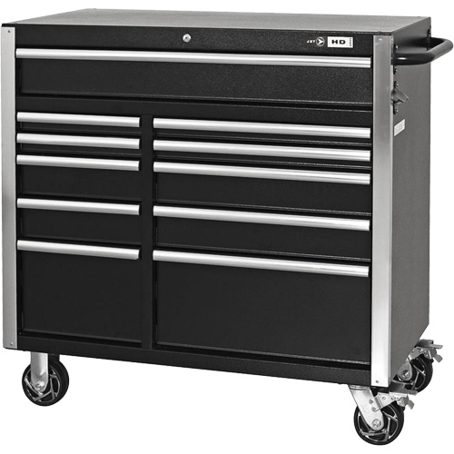 HDCC-4115 HD Series Toolbox Combo, 21-1/2" D x 44-1/5" W x 63-3/10" H, Black Cintas