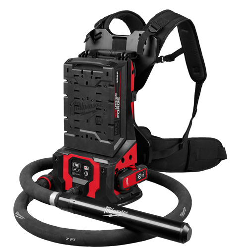MX FUEL Backpack High Cycle Concrete Vibrator Kit with 7' Whip / 1.75" Head Cintas