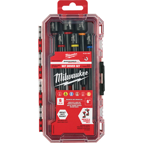 SHOCKWAVE Impact Duty 6" Nut Driver Set, 6 Pcs., Magnetic Cintas