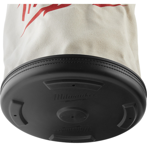 Utility Bucket Bag, 11-81/100" L x 11-81/100" W x 14-57/100" H, Polyester, White Cintas