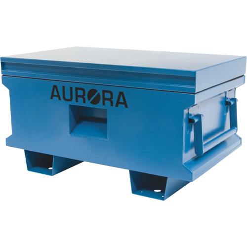 Jobsite Tool Box, 33" x 20-3/10" x 18-3/10", Steel, Blue Cintas