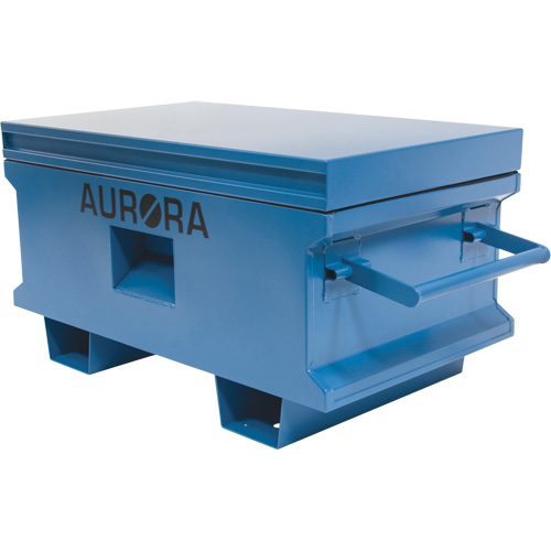 Jobsite Tool Box, 33" x 20-3/10" x 18-3/10", Steel, Blue Cintas