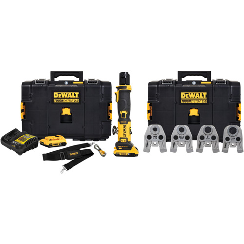 Compact Press Tool Kit with CTS Jaws, 1/2" - 1-1/4", Power Driven Cintas