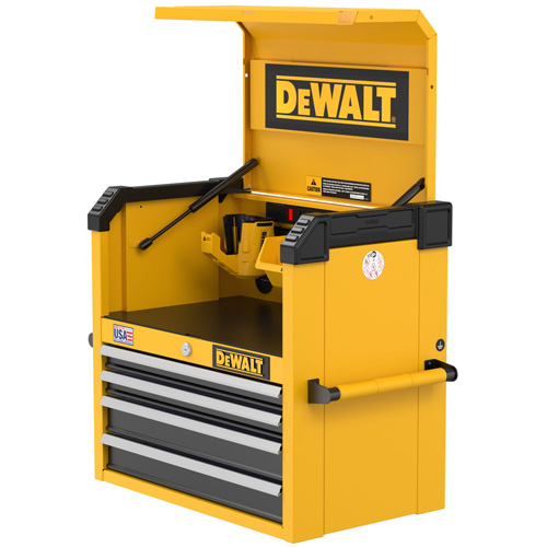 Heavy-Duty Tool Chest, 26" W, 4 Drawers, Yellow Cintas