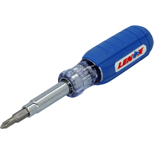 9-in-1 Multi-Bit Screwdriver, Textured Handle Cintas