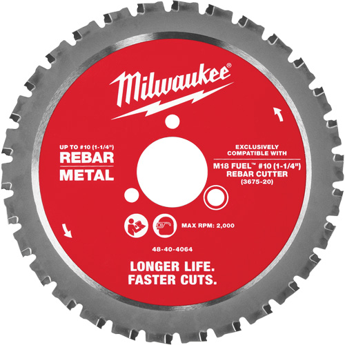 #10 (1-1/4”) Rebar Cutting Blade, 1-1/4" Cintas