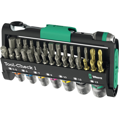Ensemble d'outils Tool-Check 1, 38 Mcx, Prise de 1/4" Cintas