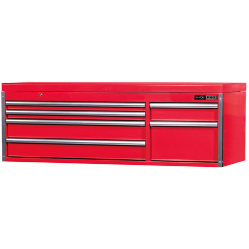 PMC5606 Pro Series Mechanics Chest, 55-1/2" W, 6 Drawers, Red Cintas