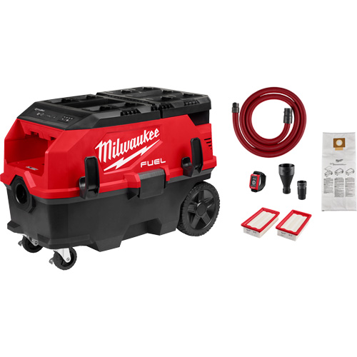 Extracteur de poussi&egrave;re de 9 gallons &agrave; deux batteries avec VACLINK M18 FUEL PACKOUT , 27-3/4" x 16-3/4" x 19" Cintas