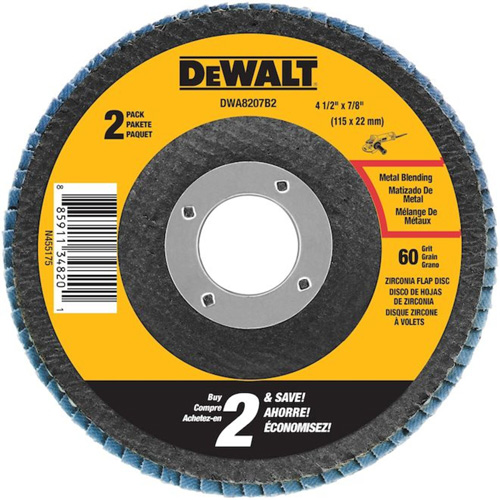 Disque &agrave; lamelles ELITE SERIES, 4-1/2" x 7/8", Type 29, Grain 60, Alumine de zirconium Cintas