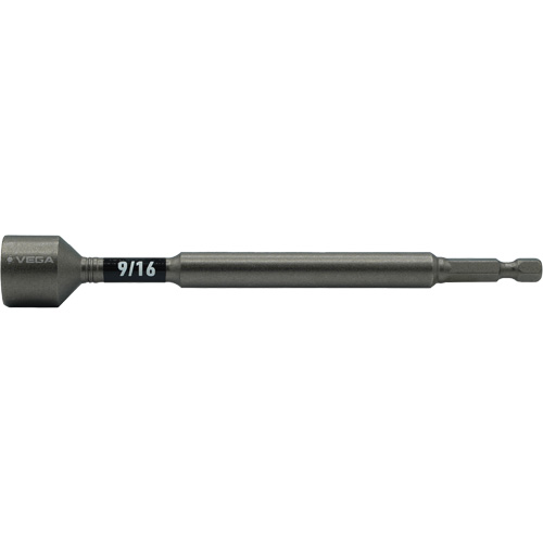 Impactech&reg; Nut Driver, 9/16" Tip, 1/4" Drive, 6" L, Magnetic Cintas