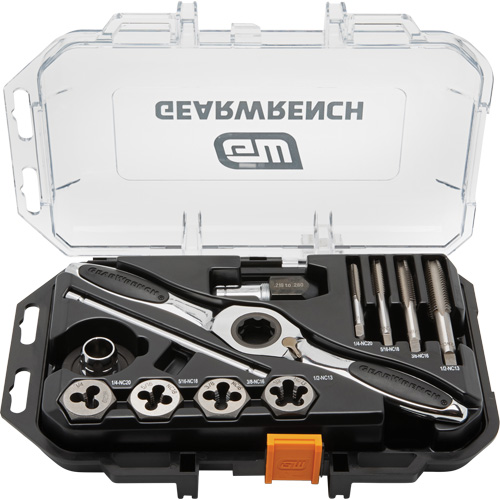 SAE Ratcheting Tap & Die Set, 13 Pieces Cintas