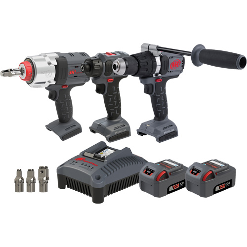 Ensemble de marteau perforateur, tournevis & tournevis &agrave; chocs, Lithium-ion, 20 V Cintas