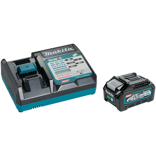 40Vmax XGT 4 Ah Battery & Fast Charger Starter Kit, 40 V, Lithium-Ion Cintas