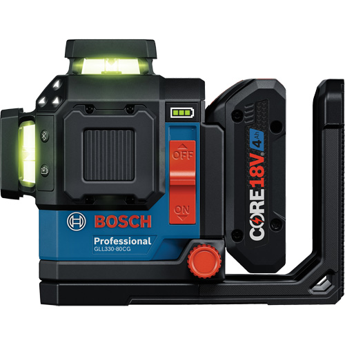 Laser dalignement/nivellement 360 connect&eacute; &agrave; faisceau vert &agrave; trois points Cintas