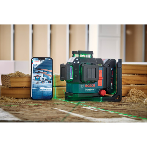 Laser dalignement/nivellement 360 connect&eacute; &agrave; faisceau vert &agrave; trois points Cintas