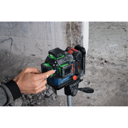 Laser dalignement/nivellement 360 connect&eacute; &agrave; faisceau vert &agrave; trois points Cintas