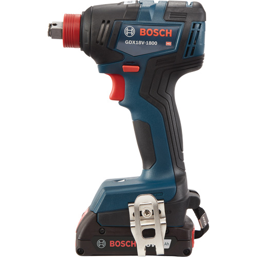 Ensemble visseuse/cl&eacute; &agrave; chocs 2-en-1 pour embouts et douilles, 1/2", 1800 lb-po Couple max., 18 V, Lithium-ion Cintas