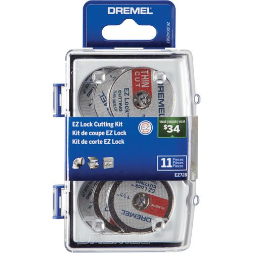 Micro trousse d'accessoires rotatifs de d&eacute;coupe EZ Lock Cintas