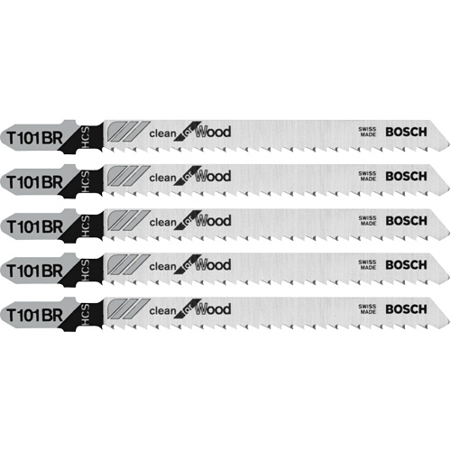 Basic Wood Jigsaw Blade, T-Shank, 4" L, 10 TPI Cintas