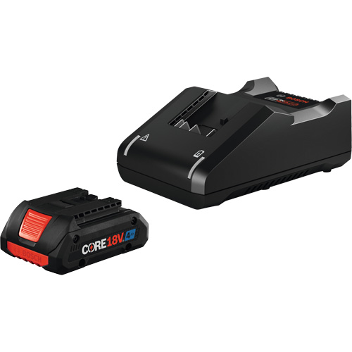 Starter Kit with CORE18V&reg; 4 Ah Advanced Power Battery & Charger, 18 V, Lithium-Ion Cintas